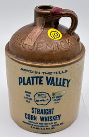 PLATT VALLEY WHISKY MCCORMICK JUG BOTTLE
