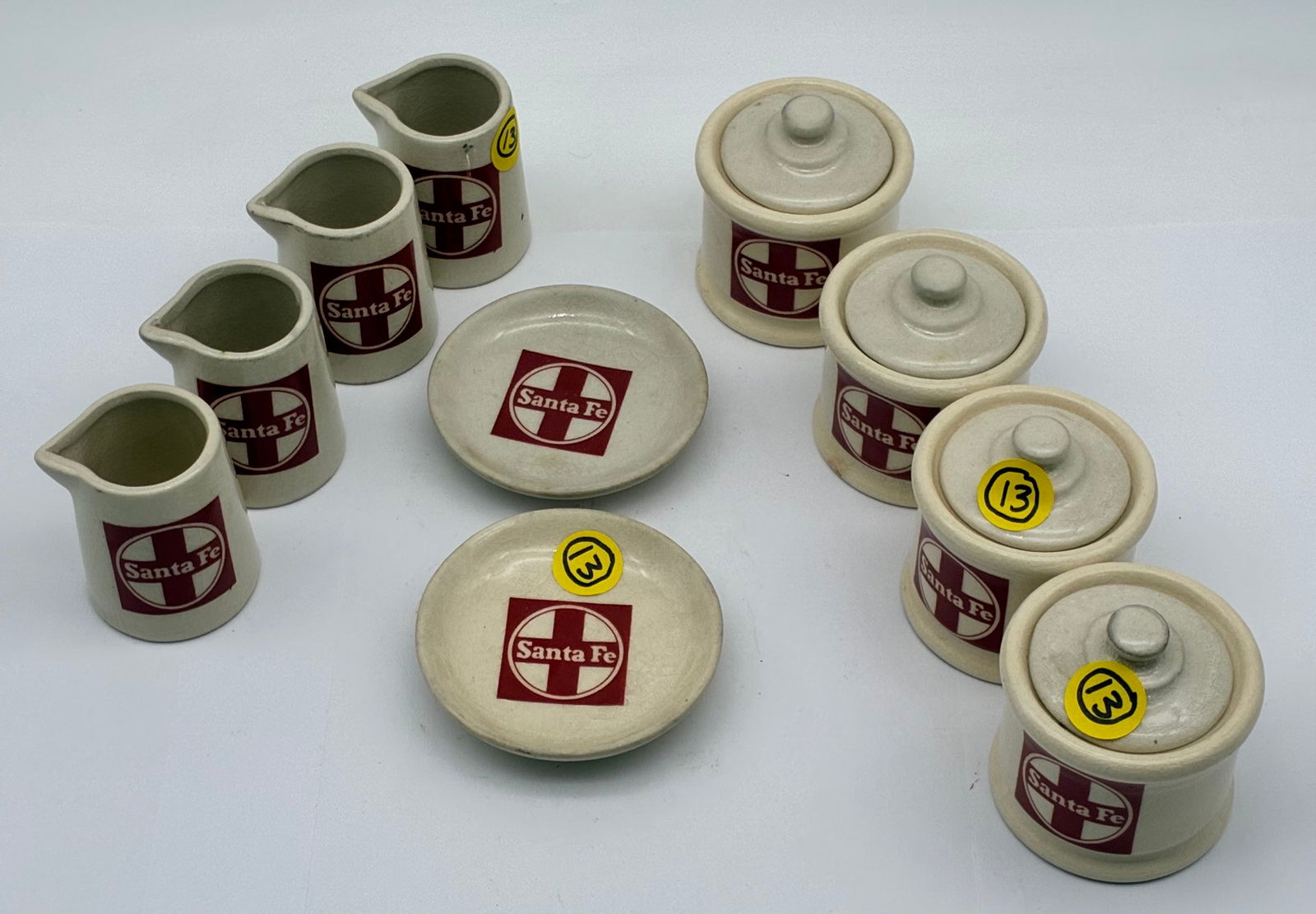 VINTAGE SET OF SANTE FE RAILROAD CHINA (1 of 2)