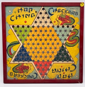 VINTAGE HOP CHING CHINESE CHECKERS BOARD