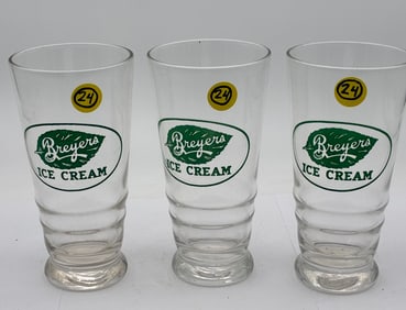 BREYER’S ICE CREAM GLASSES