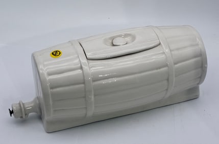 VINTAGE CERAMIC ‘BARREL STYLE’ BEVERAGE DISPENSER