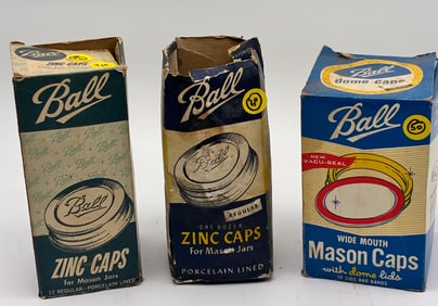 BALL BRAND MASON JAR LID CAPS