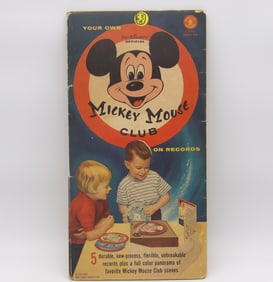 MICKEY MOUSE CLUB “ON RECORDS” COLLECTION (5 RECORDS SEALED)