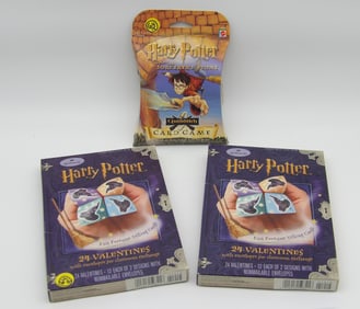 HARRY POTTER QUIDDITCH CARD GAME AND VALENTINES