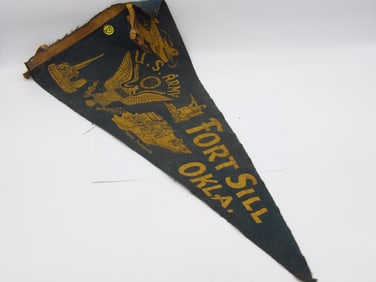 US ARMY FORT SILL PENNANT