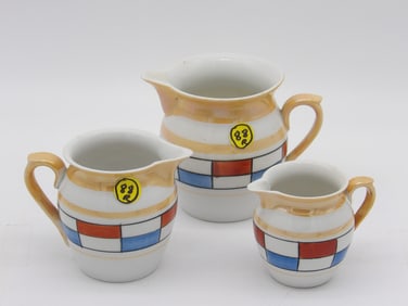 UNION K ART DECO LUSTREWARE PITCHERWARE