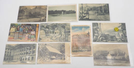 VINTAGE POSTCARDS (10)