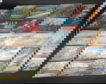 40 PC VINTAGE POSTCARD LOT