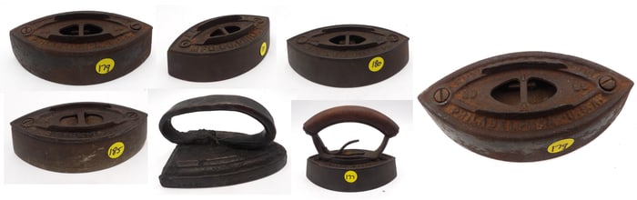 VINTAGE SAD IRONS (7)