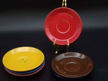 FIESTAWARE SAUCERS (6)