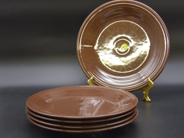 FIESTAWARE PLATES (5) – CHOCOLATE
