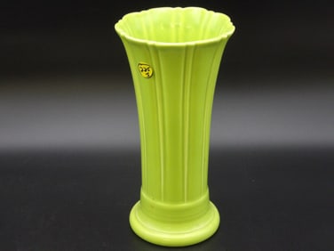 FIESTA MEDIUM FLARED FLOWER VASE – CHARTREUSE