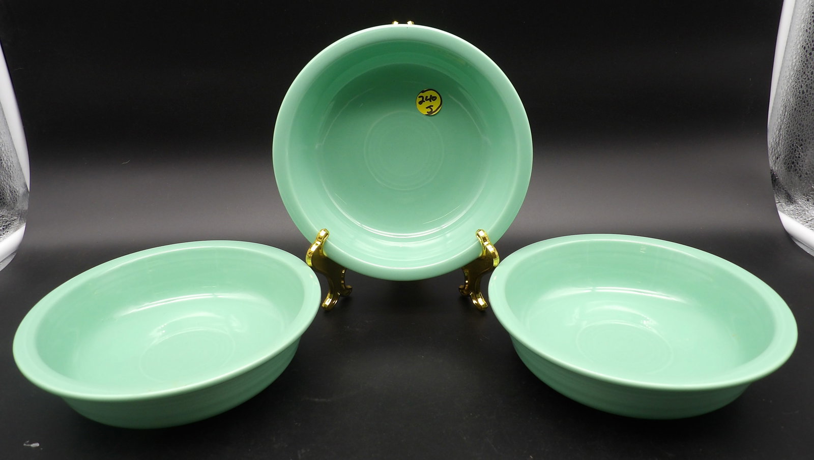 FIESTAWARE BOWLS (3) – SEA MIST GREEN (1 of 3)