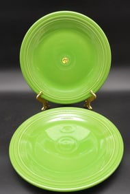 FIESTAWARE DINNER PLATES (2) – CHARTREUSE