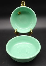 FIESTAWARE BOWLS (2) – SEA MIST GREEN