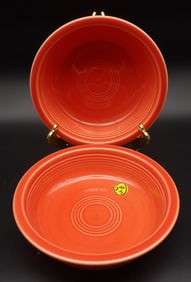 FIESTAWARE COUPE SOUP BOWLS (2) – PERSIMMON