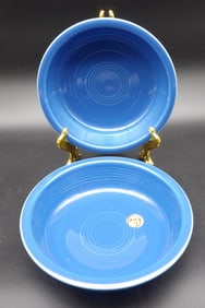 FIESTAWARE COUPE SOUP BOWLS (2) – PEACOCK BLUE