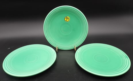 FIESTAWARE DINNER PLATES (3) – SEA MIST GREEN