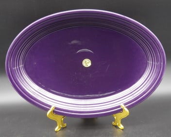 FIESTA OVAL SERVING PLATTER – PLUM