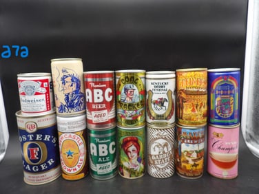 VINTAGE BEER CAN LOT