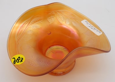 HOLLY BOWL FLUTED MARIGOLD FENTON