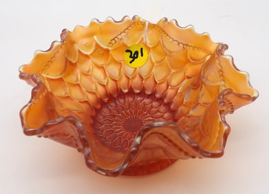 FISH SCALES & BEADS BOWL BY DUGAN