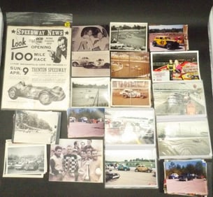 VINTAGE RACING PHOTOS & ‘SPEEDWAY NEWS’ COVER