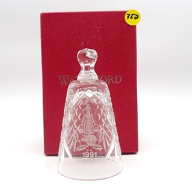 WATERFORD CRYSTAL GLASS BELL “1991” W/ BOX