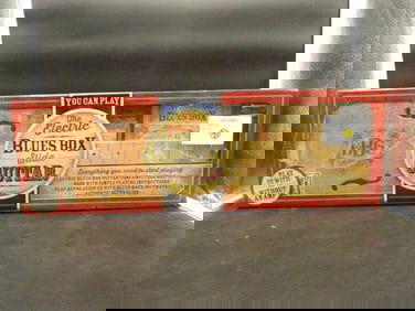 ELECTRIC BLUES BOX SLIDE GUITAR W/ INSTRUCTIONS AND LESSONS CD