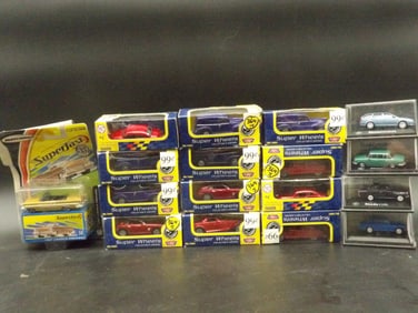 DIE-CAST CARS LOT OF 17 – MATCHBOX, SUPER WHEELS, SKODA