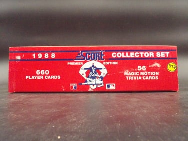 1988 SCORE BASEBALL TRADING CARDS COMPLETE COLLECTOR’S SET