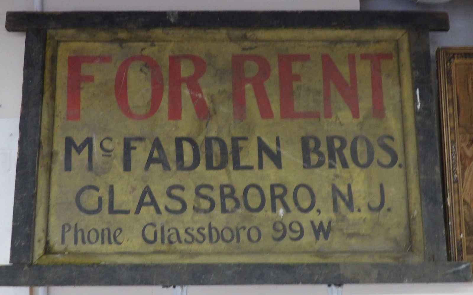 For Rent - Wooden Sign