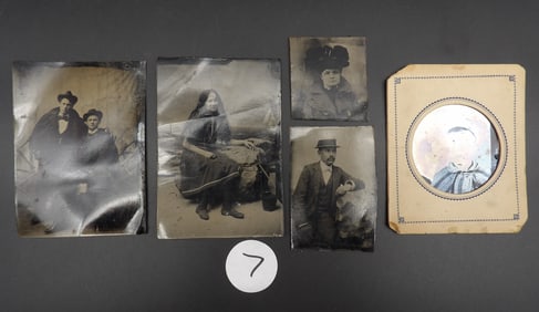Antique Tin Type Photos