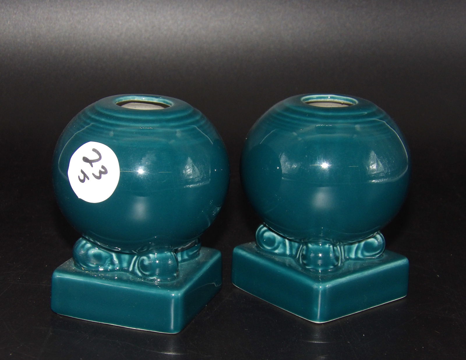 Fiestaware Bulb Candle Holders (2) -Cobalt (1 of 2)