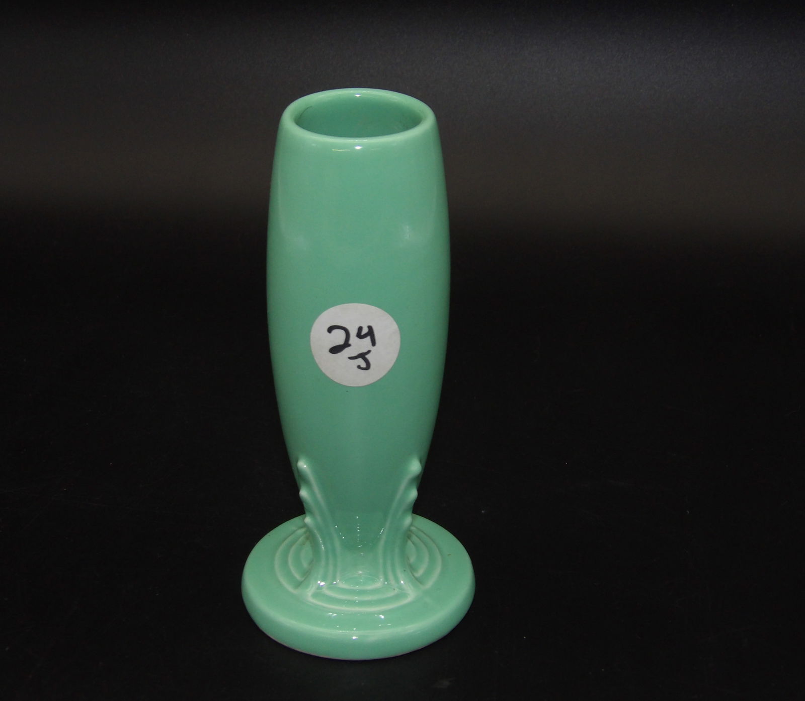 Fiesta Bud Vase - Turquoise: This classic Fiestaware Bud Vase comes in the Turquoise glaze.Measures:6" x 2.5"