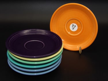 Fiesta Dinnerware Saucers (7)