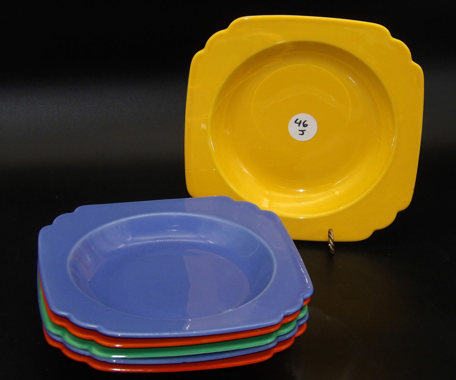 Homer Laughlin Riviera Luncheon Plates (6) (1 of 4)