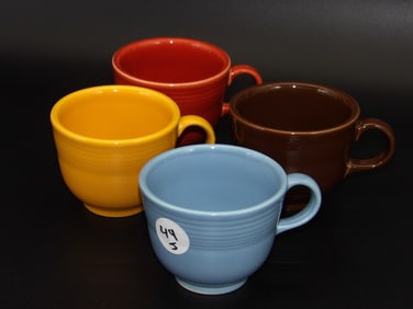 Fiesta Coffee Cups (4)