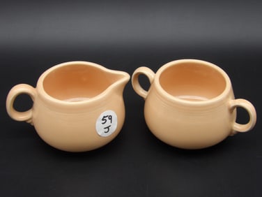 Fiesta Sugar Bowl & Creamer