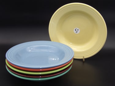 Fiestaware Rimmed Soup Bowls (6)