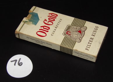 Vintage Old Gold Filter Kings Cigarette Pack