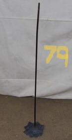 John Wright Metal Flower Lawn Sculpture