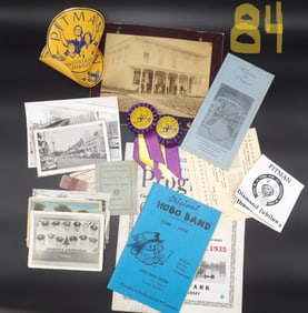 Pitman NJ Photos, Ephemera, Business Items, Badges, Postcards, etc