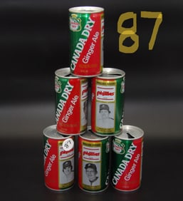 Vintage 'Phillies Fever 1979' Canada Dry Cans (28)