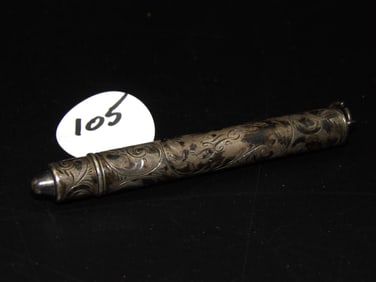 Sterling Silver Chatelaine Needle Case