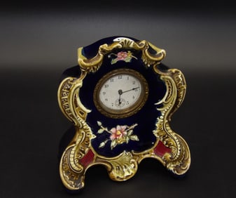 Porcelain Mantle Clock