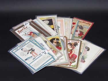 Comic Vinegar Valentine / Penny Dreadful Post Cards (35)