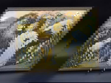 Framed "Peace" Print by William Strutt