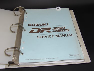 Suzuki DR 350 / 350S Motorcycle Service Manual