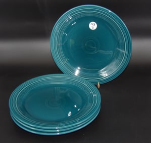 Fiestaware Dinner Plates (4)